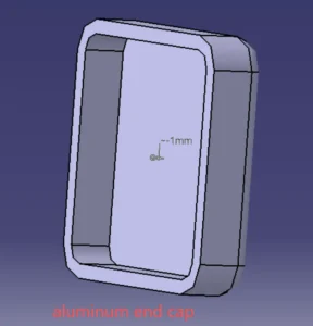 aluminum end cap