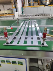 multiport tubes cooling plate leakage test