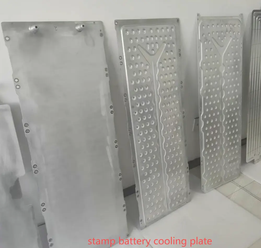stamp battery cooling plate
