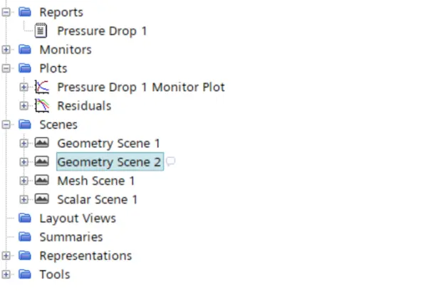 pressure drop polt and scenes setting