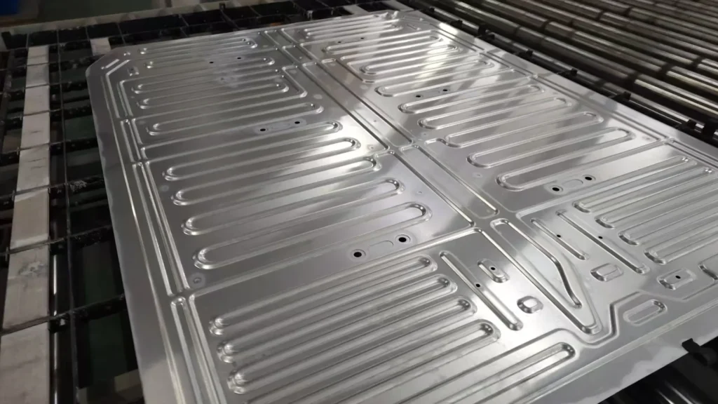 real part battery cooling plate